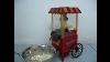 Funtime Ft862cr 8oz Red Popcorn Popper Machine Maker Cart Vintage Style