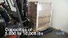 3,500 Lb 4'x4' Floor Pallet Scale Industrial Indicator Printer 5 Year Warranty